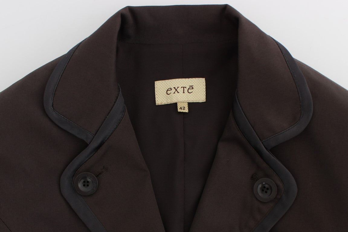 Exte Brown Stretch Twee Knopen Pak
