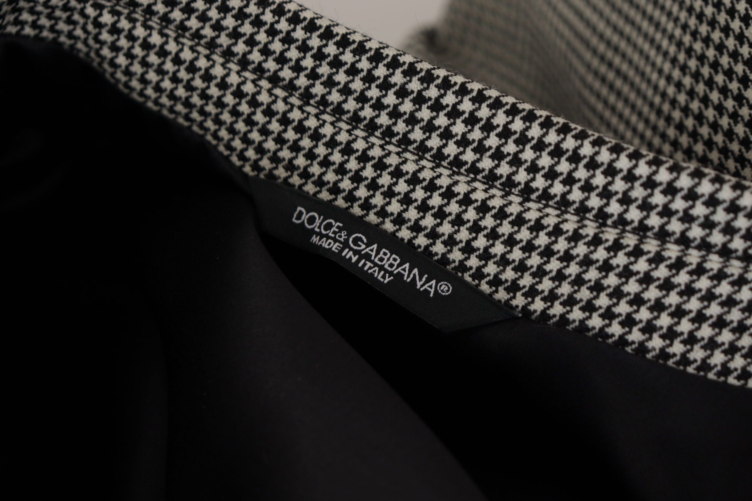 Dolce & Gabbana Grau kariertes Sakko Blazer Einreiher
