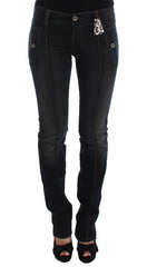 Ermanno Scervino Blue Wash Baumwoll-Slim-Fit-Jeans