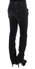 Ermanno Scervino Blue Wash Baumwoll-Slim-Fit-Jeans