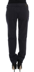 Ermanno Scervino Blauwe Katoenmix Casual Pasvorm Broek