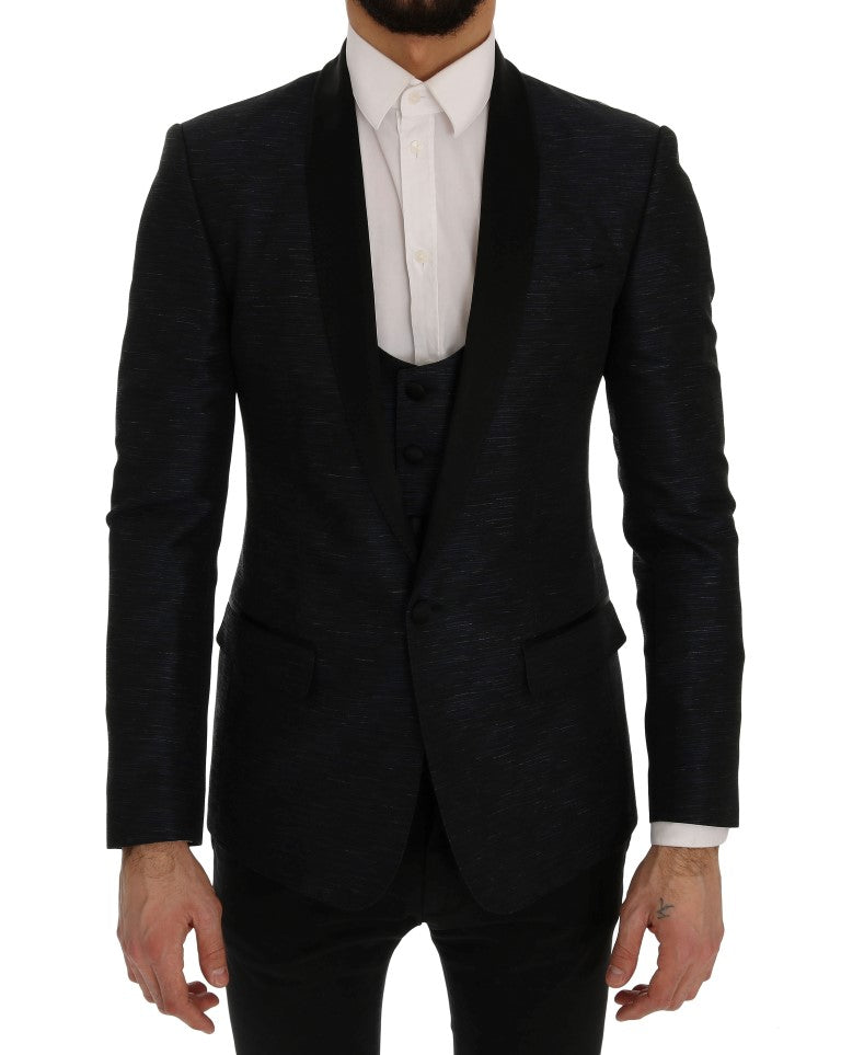 Dolce & Gabbana Blau MARTINI Schmaler 2-Teiliger Blazer