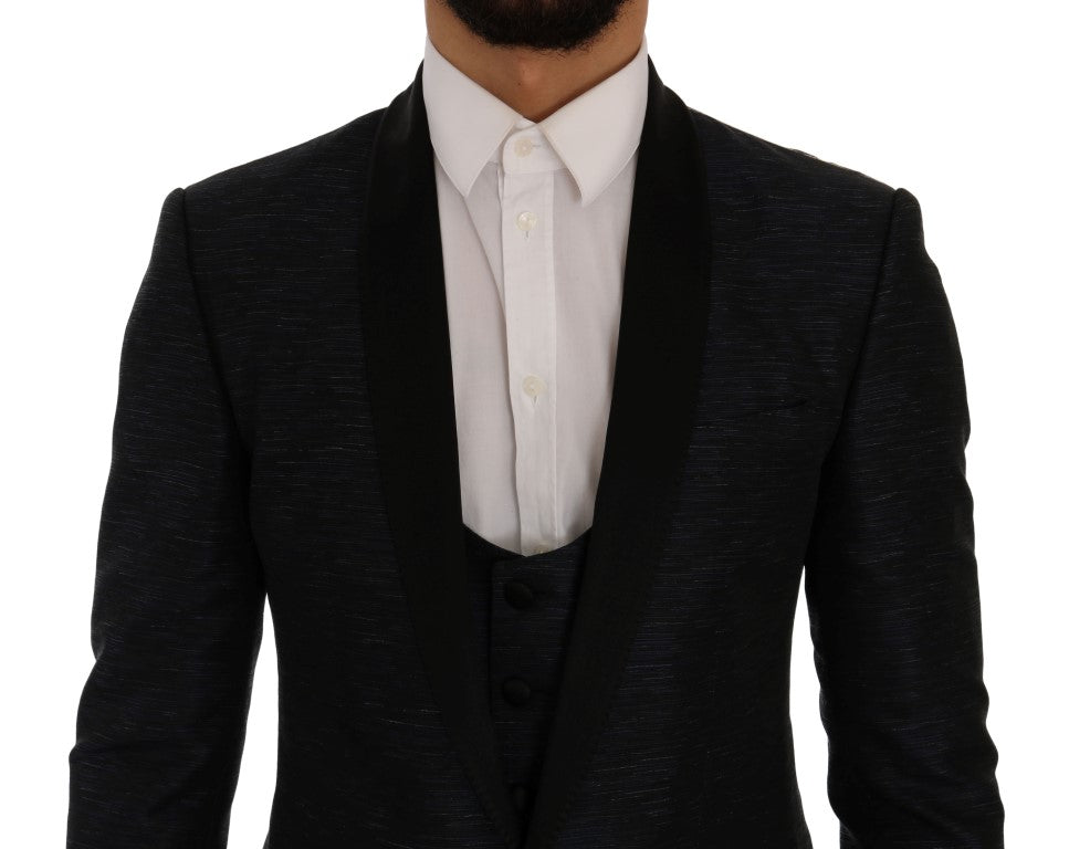 Dolce & Gabbana Blau MARTINI Schmaler 2-Teiliger Blazer