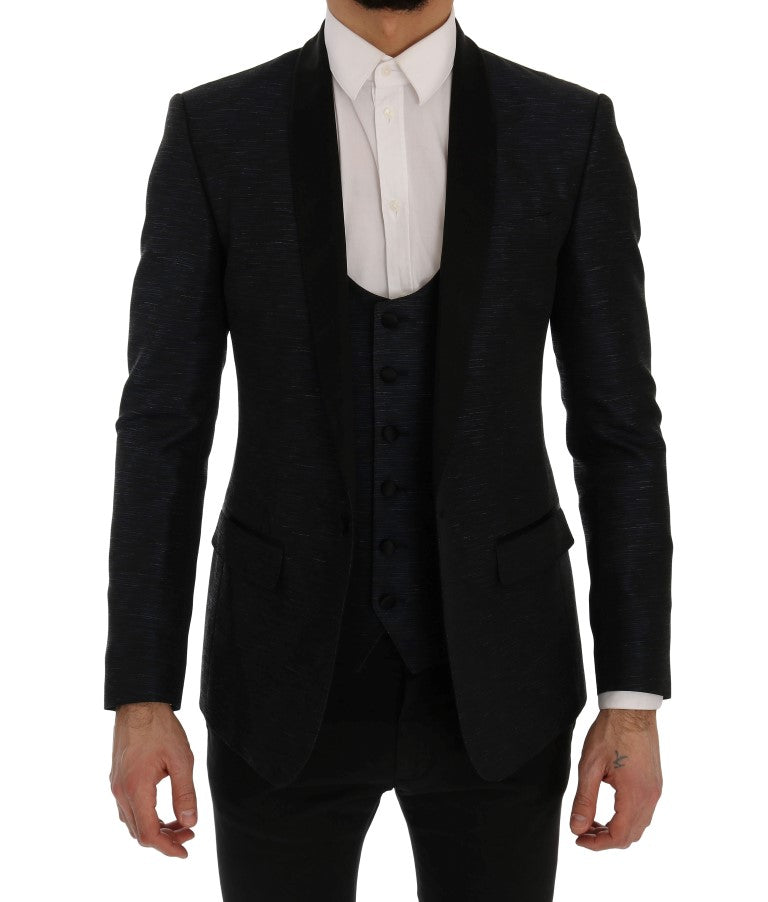 Dolce & Gabbana Blau MARTINI Schmaler 2-Teiliger Blazer