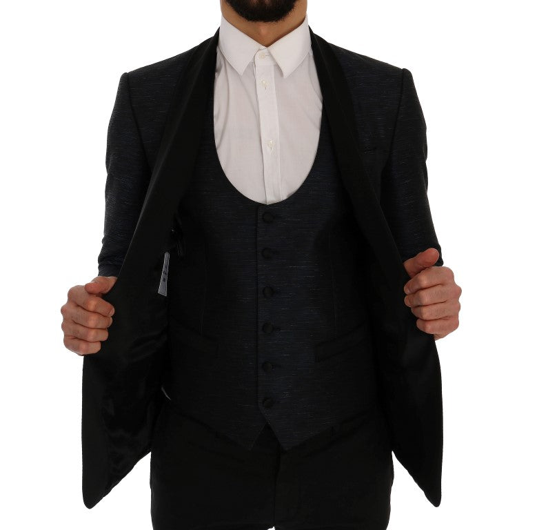 Dolce & Gabbana Blau MARTINI Schmaler 2-Teiliger Blazer
