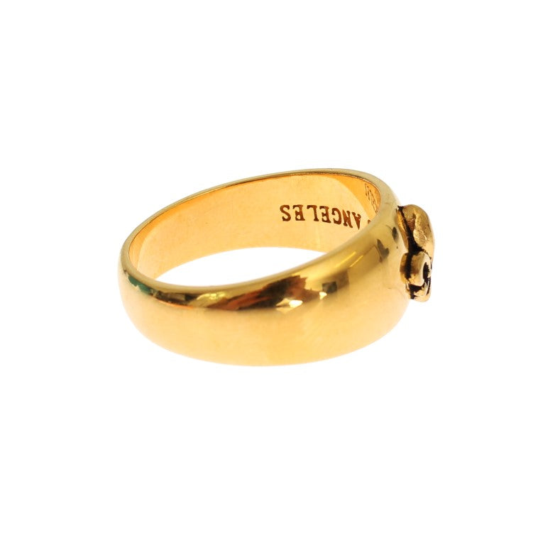 Nialaya Vergulde 925 Zilveren Ring