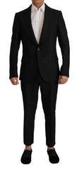 Dolce & Gabbana Zwart Polyester Formeel 2-delig MARTINI Pak