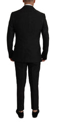 Dolce & Gabbana Zwart Polyester Formeel 2-delig MARTINI Pak
