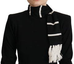 Dolce & Gabbana Zwarte Kasjmier Coltrui