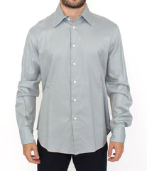 Ermanno Scervino Grijze Katoenen Casual Top met Lange Mouwen