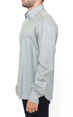 Ermanno Scervino Grijze Katoenen Casual Top met Lange Mouwen