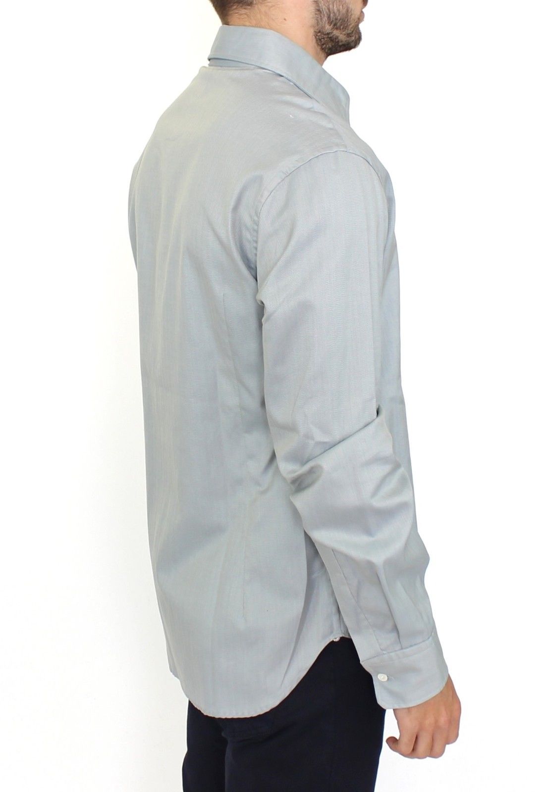 Ermanno Scervino Grijze Katoenen Casual Top met Lange Mouwen