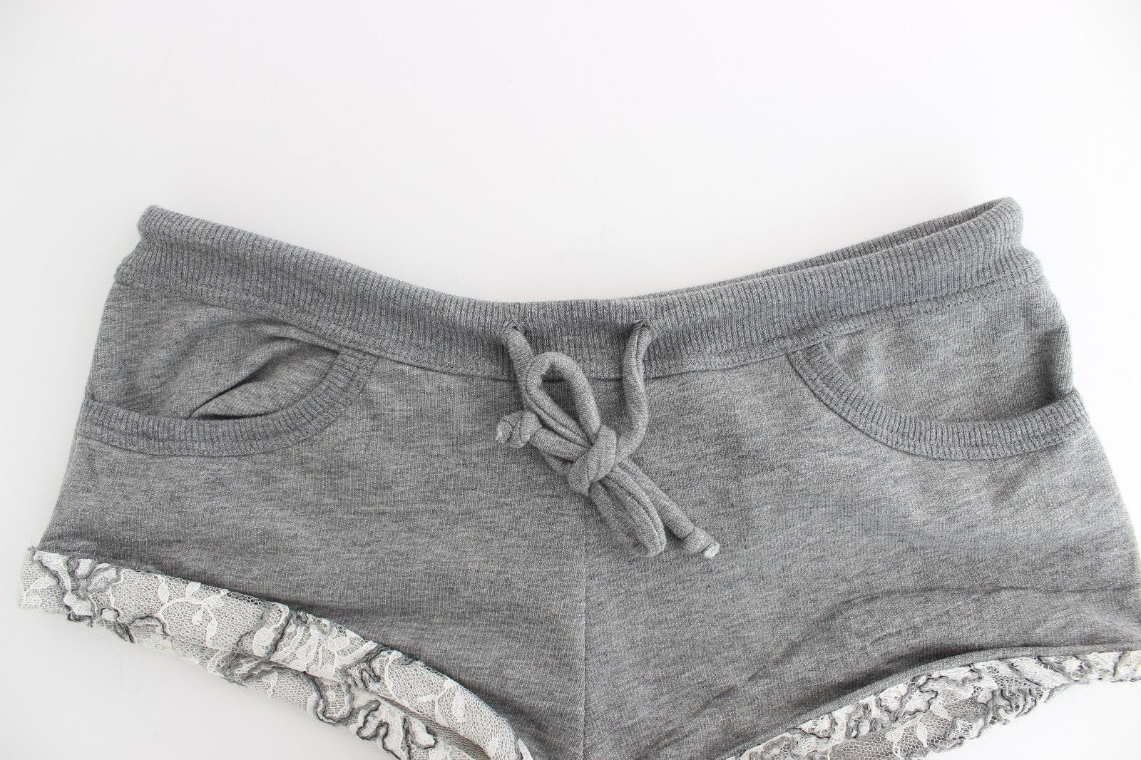 Ermanno Scervino Lingerie Grijze Minishort Nachtkleding Hotpants