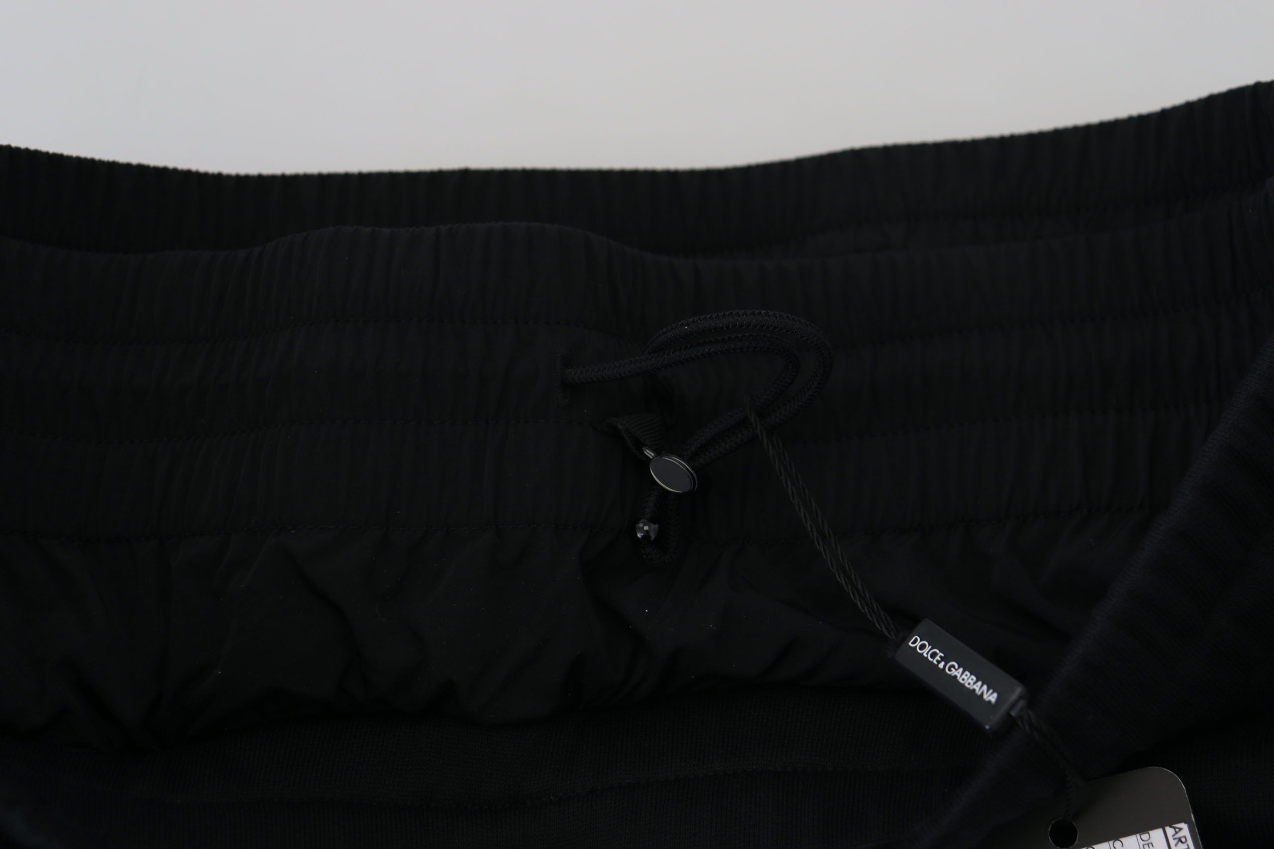 Dolce & Gabbana Schwarze Bermuda-Cargoshorts aus Baumwolle