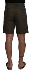 Dolce & Gabbana Grüne Chinos Baumwolle Casual-Shorts