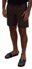 Dolce & Gabbana Grüne Chinos Baumwolle Casual-Shorts