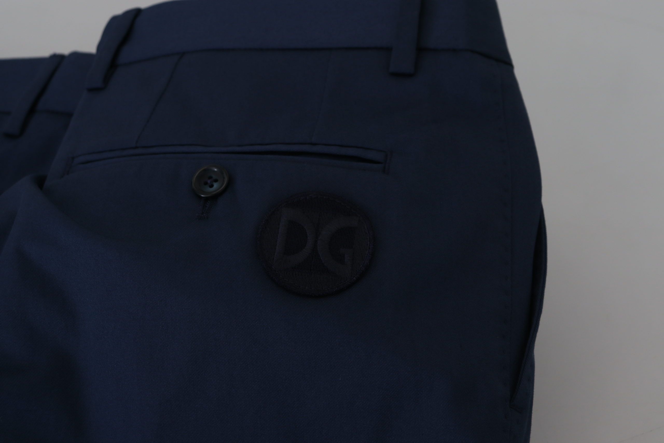 Dolce & Gabbana Blauwe Chino Katoen Stretch Casual Shorts