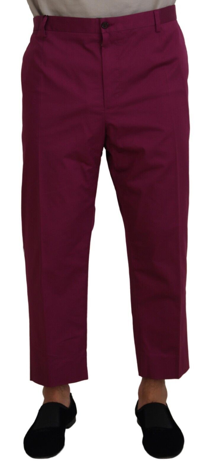 Dolce & Gabbana Magenta Katoenen DG Logo Zakbroek