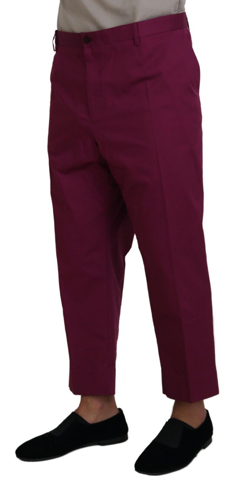 Dolce & Gabbana Magenta Katoenen DG Logo Zakbroek