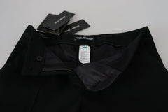 Dolce & Gabbana Zwarte Damesbroek Met Hoge Taille