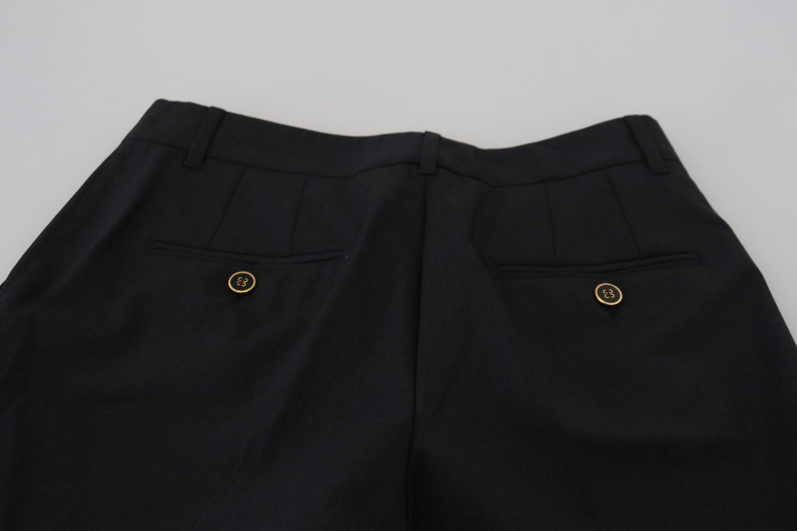 Dolce & Gabbana Graue Formelle Damen-Hose mit schmal zulaufendem Bein