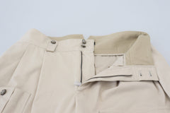 Dolce & Gabbana Beige Katoenen Dames Cargobroek