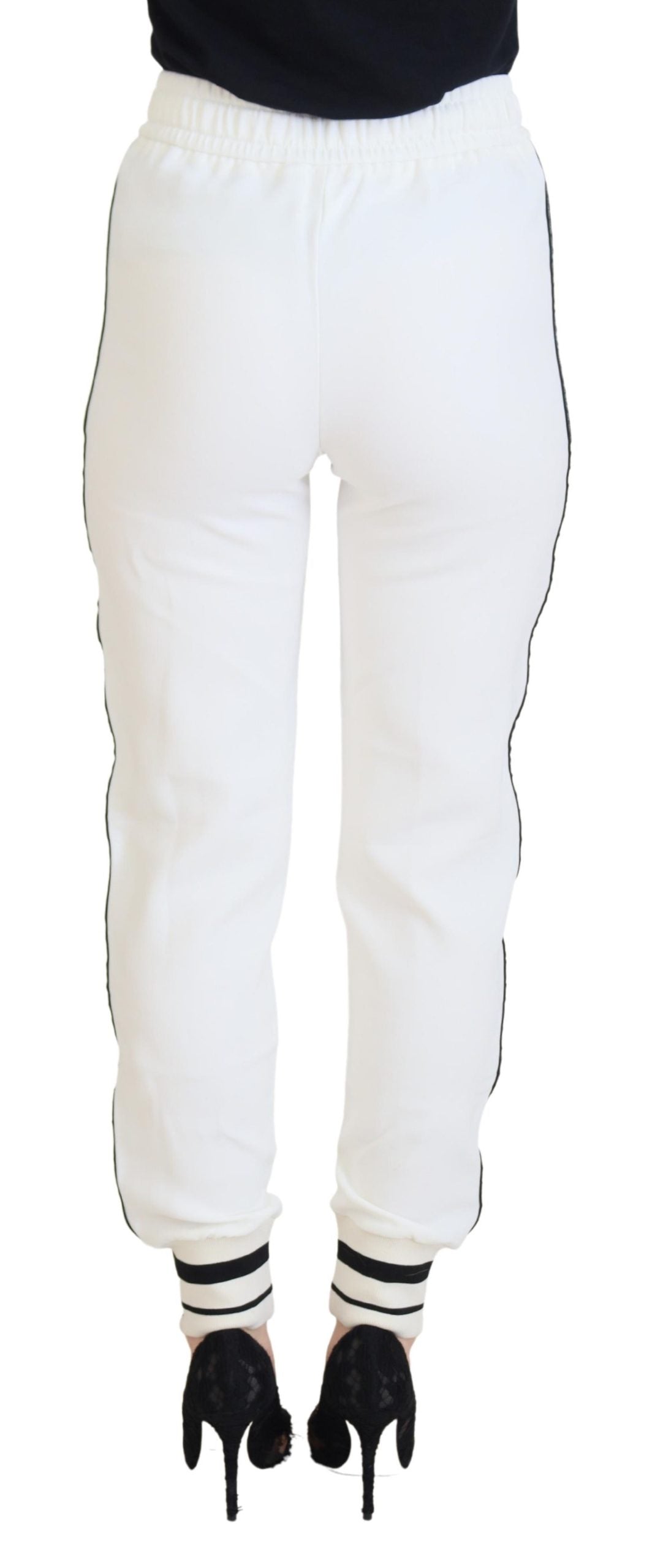 Dolce & Gabbana Weiße DG Logo Jogginghose