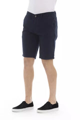 Baldinini Trend Bermuda-Shorts für Herren aus blauer Baumwolle