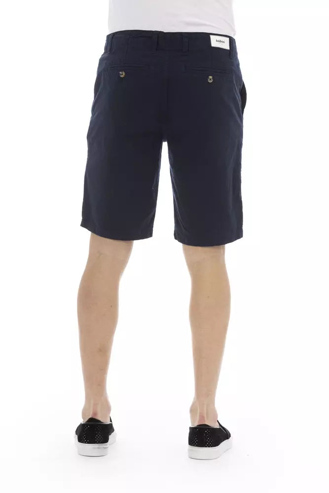Baldinini Trend Bermuda-Shorts für Herren aus blauer Baumwolle