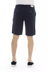 Baldinini Trend Bermuda-Shorts für Herren aus blauer Baumwolle