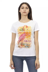 Trussardi Action Weiße Baumwolltops & T-Shirt
