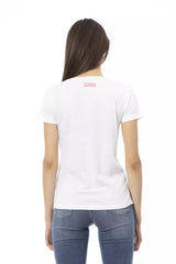 Trussardi Action Weiße Baumwolltops & T-Shirt