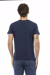 Trussardi Action Herren T-Shirt aus blauer Baumwolle