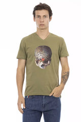 Trussardi Action Green Cotton Men's T-Shirt