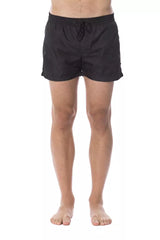 Roberto Cavalli Sport Schwarze Polyester Badeshorts für Herren