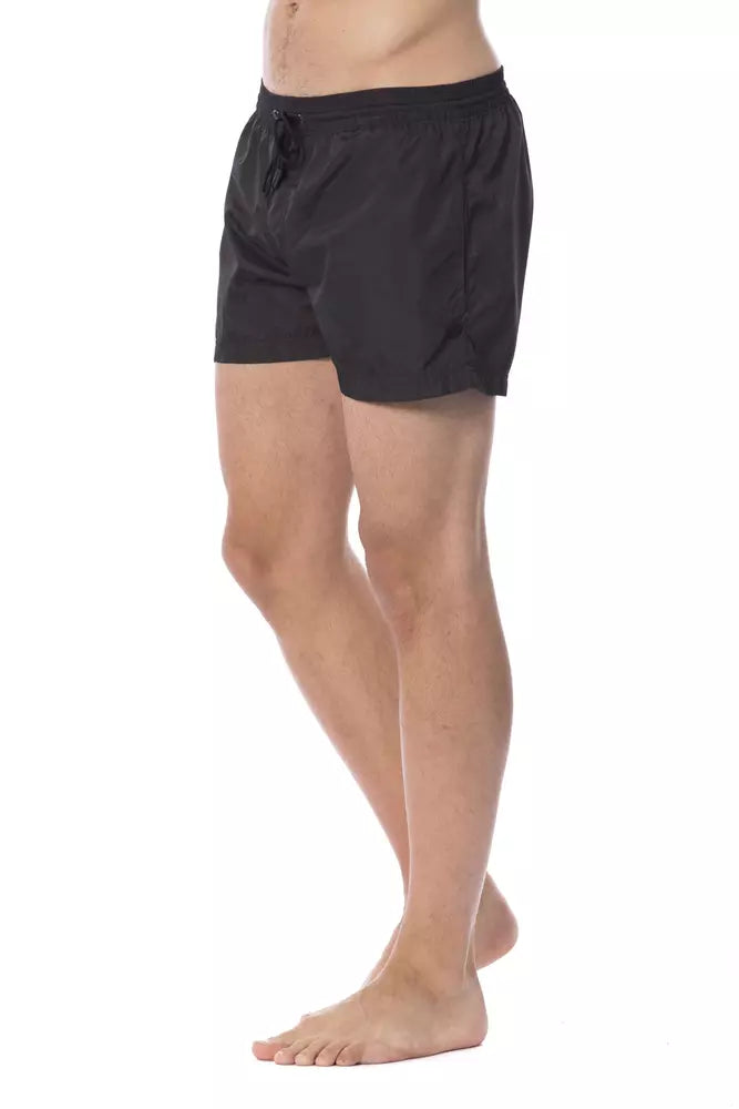 Roberto Cavalli Sport Schwarze Polyester Badeshorts für Herren