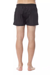 Roberto Cavalli Sport Schwarze Polyester Badeshorts für Herren