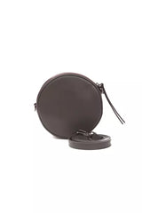 Pompei Donatella Burgunderrote Leder-Umhängetasche