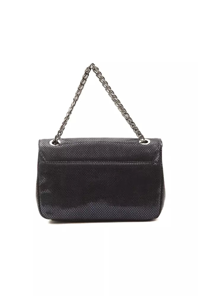 Pompei Donatella – Blaue Umhängetasche aus Leder für Damen