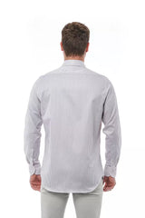 Bagutta White Cotton Men's Shirt