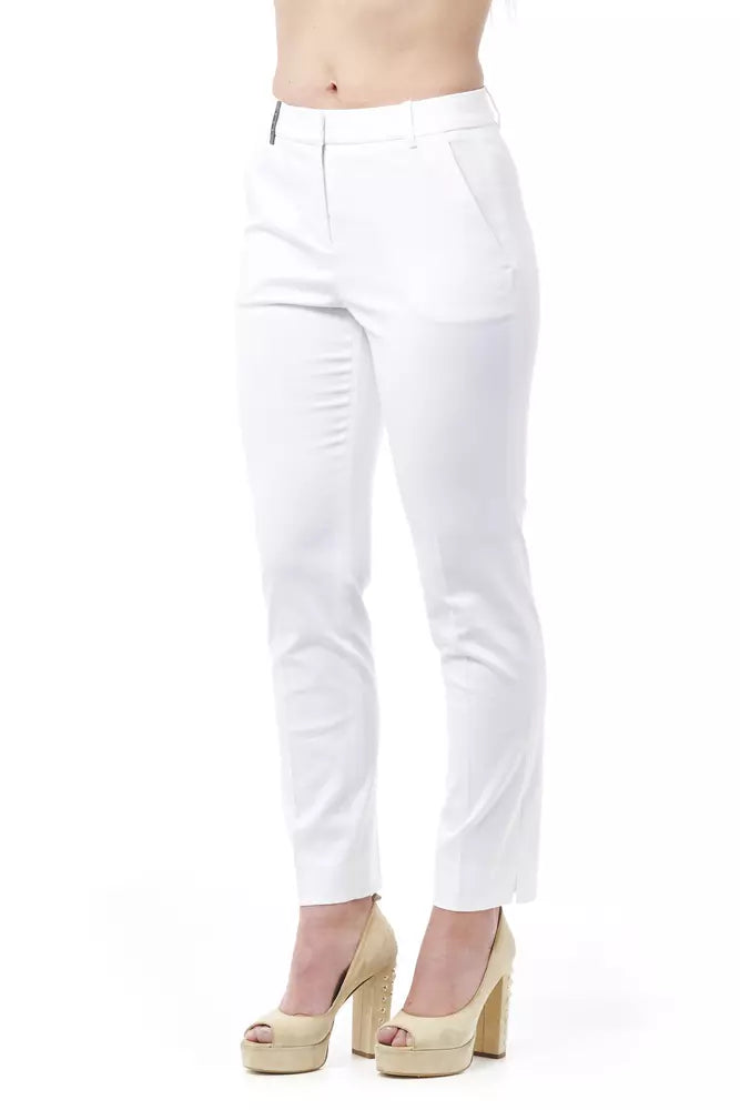 Peserico Jeans & Hosen aus weißer Baumwolle