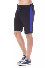Verri Schwarze Herren-Shorts aus Baumwolle