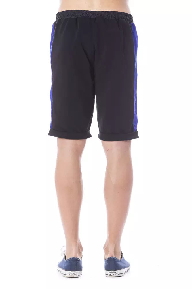 Verri Schwarze Herren-Shorts aus Baumwolle