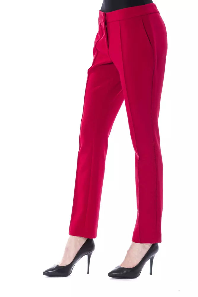 BYBLOS Fuchsia Polyester Damesbroek