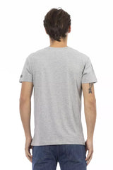Trussardi Action Gray Cotton Men's T-Shirt