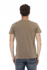 Trussardi Action Brown Cotton Men's T-Shirt