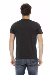 Trussardi Action Black Cotton Men's T-Shirt