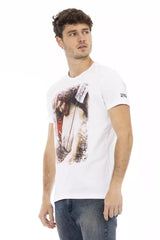 Trussardi Action White Cotton Men's T-Shirt