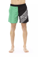 Bikkembergs Green Polyester Men's Swim Short
