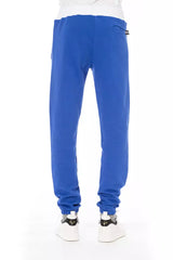 Baldinini Trend Blue Cotton Men Sport Pant